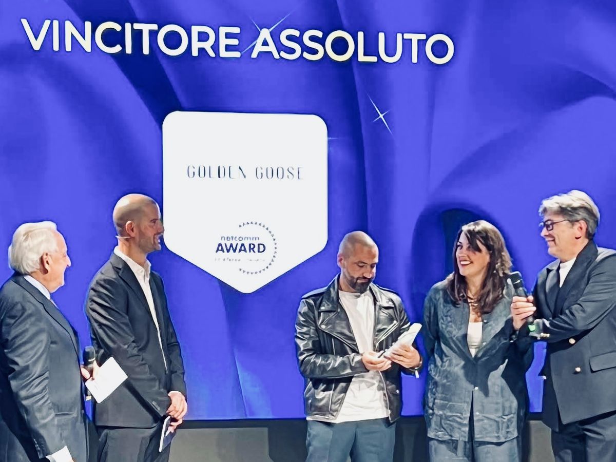Sul palco del Netcomm Award: Golden Goose proclamata vincitore assoluto